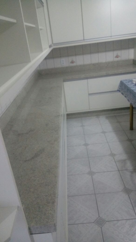 Bancadas em Mármore Jardim Guedala - Bancada Cozinha Mármore Branco