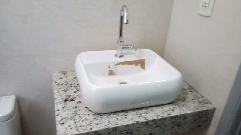 Lavatório em Granito para Banheiro Orçar Vila Mazzei - Lavatório Granito Banheiro