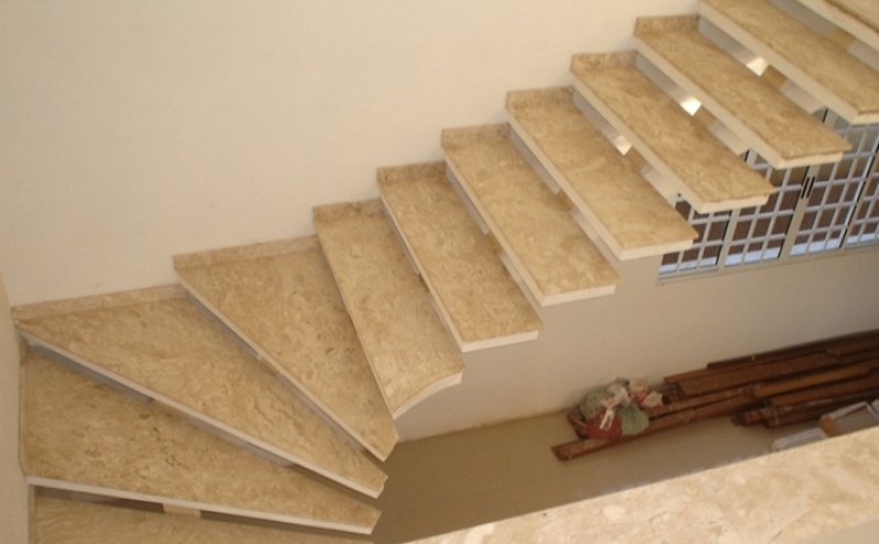 Onde Compro Escada de Granito Residencial Onze - Escada Granito