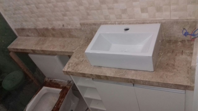 Onde Tem Bancada de Mármore para Banheiro Distrito Industrial Anhanguera - Bancada em Mármore para Banheiro