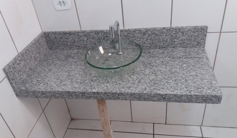 Pia de Granito Banheiro Vila Campesina - Pia de Granito para Banheiro de Canto