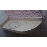 bancada banheiro mármore Vila Municipal