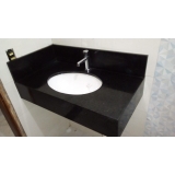 orçamento de lavatório em granito preto Serra da Cantareira