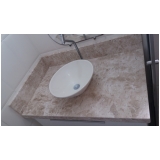 para comprar balcão de mármore para banheiro Residencial Sete