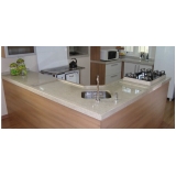 pias de cozinha de mármore Residencial Três