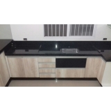 pia de cozinha granito preto