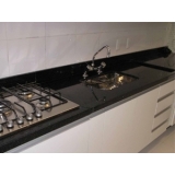 valor de bancada mármore preto Residencial Quatro